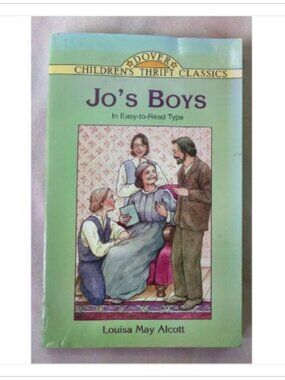 Jo's Boys Louisa May Alcott 1999 First Dover Edition Book Vintage Novel Read